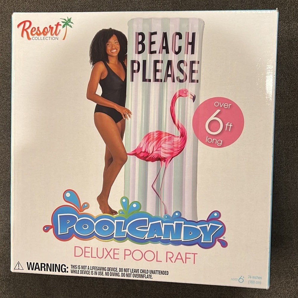 Poolcandy Beach Please Deluxe Pool Raft - Picture 3 of 4